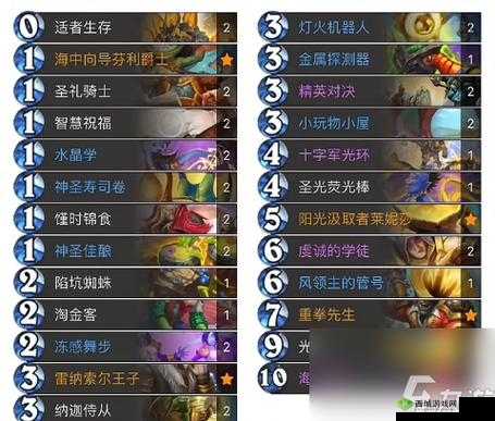 炉石传说圣契骑的卡组与玩法全攻略