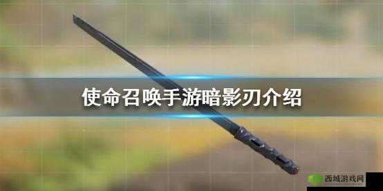 使命召唤手游暗影刃怎么样