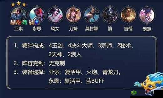 云顶之弈 10.19 不死战神阵容攻略