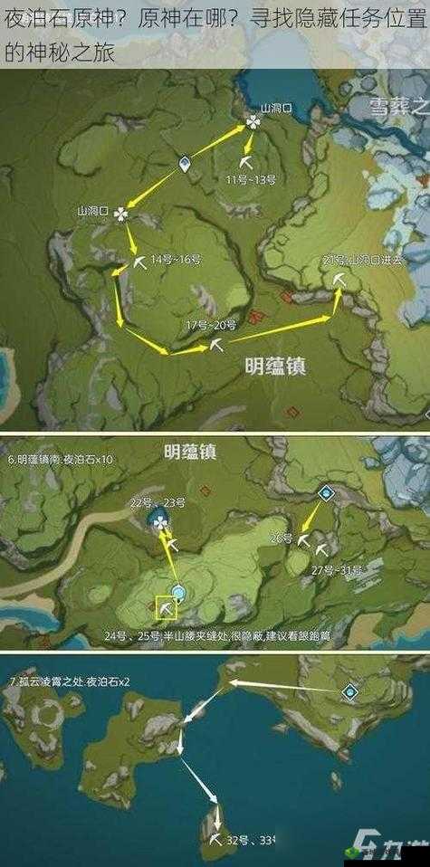 原神隐藏人组位置详解攻略