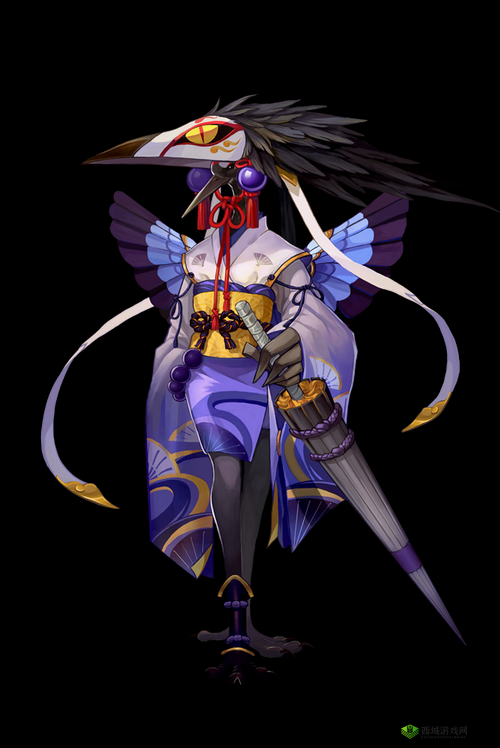 阴阳师慈乌姑获鸟技能解析及周年庆 SP 姑获鸟建模立绘展示