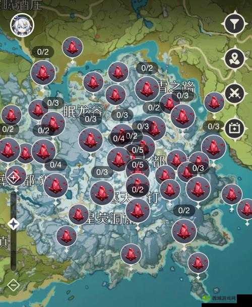 原神绯红玉髓位置一览 全网最详细地点汇总