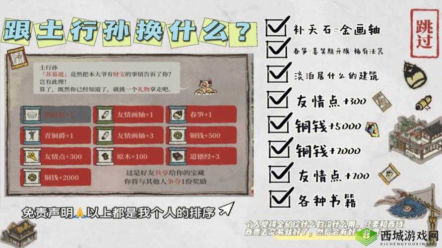 江南百景图：探索土行孙的踪迹，了解赠礼规则和礼物排名