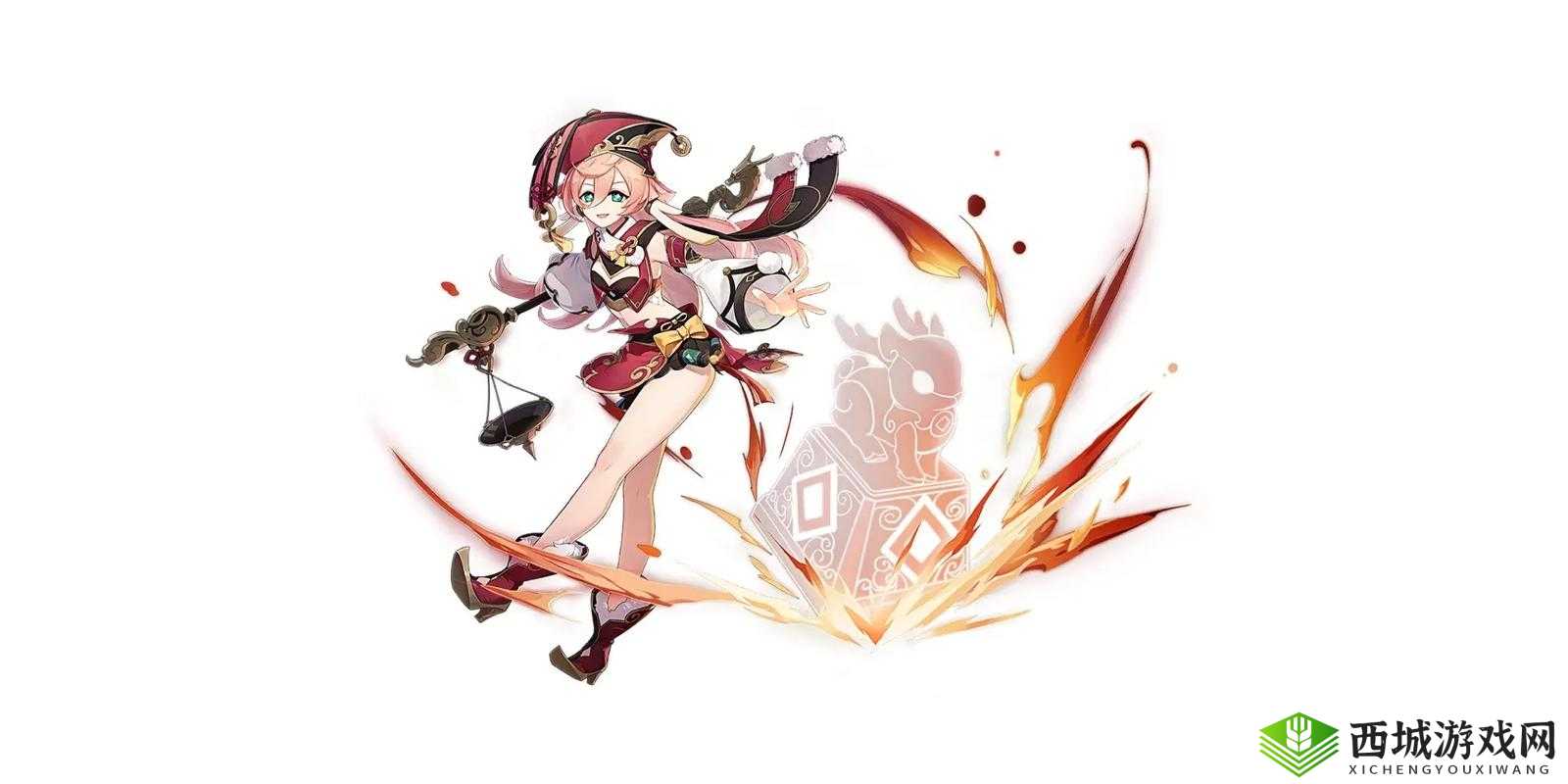 烟绯立绘建模揭秘:新角色技能全解析,原神世界再添璀璨星火