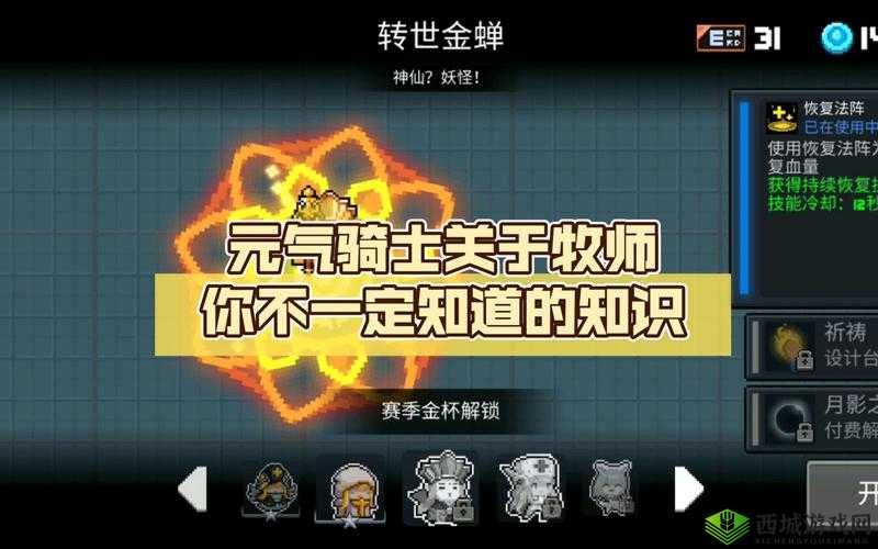 元气骑士牧师三技能深度剖析：其实际效果究竟如何