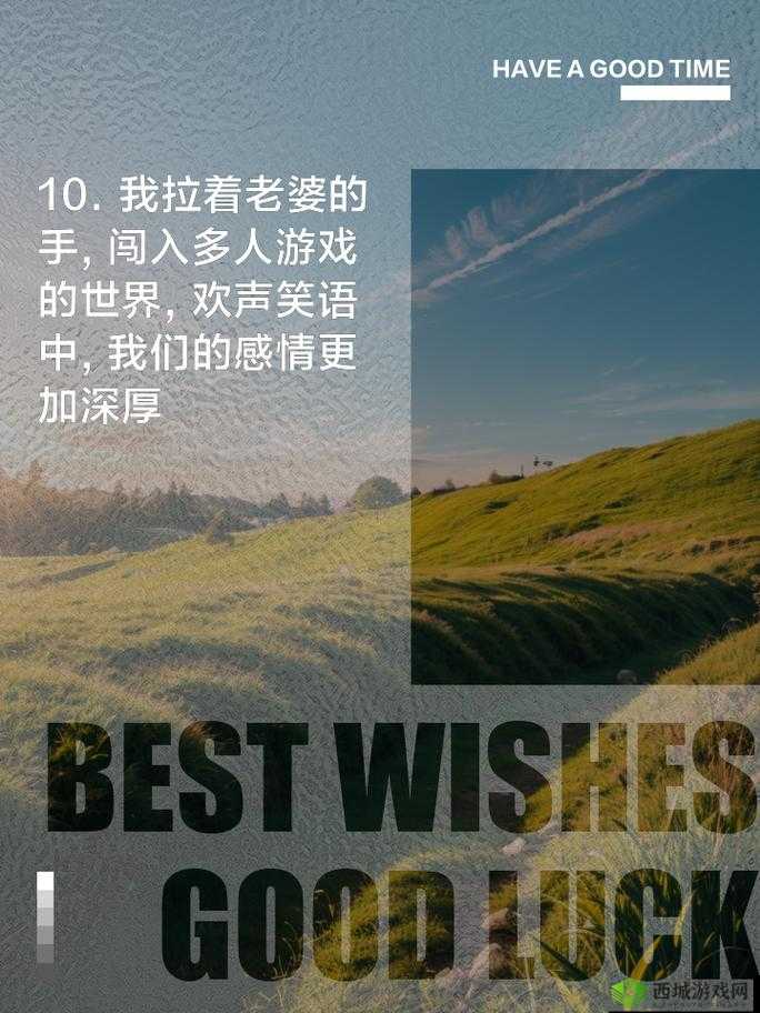 带老婆玩多人游戏，欢乐共享不停