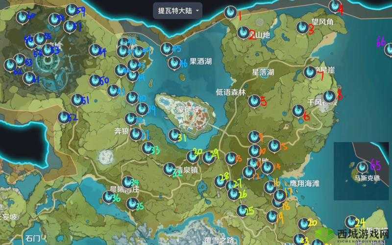 原神公测版本神瞳收集秘籍:风神瞳岩神瞳采集全攻略