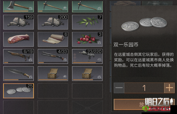 明日之后双一乐园币作用介绍:玩转双一乐园的必备攻略