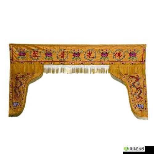 佛帐潮绣凸浮双龙耳帐精彩片段：精美绝伦的佛帐潮绣