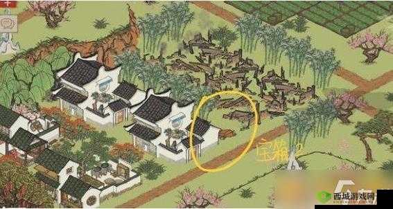 江南百景图桃花坞宝箱钥匙的所在位置究竟在何处呢