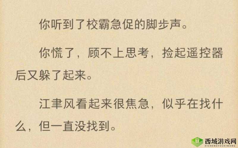 捡到校霸的遥控器 TXT:背后的故事