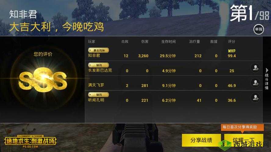 绝地求生刺激战场单排致胜秘籍 助你轻松拿下吃鸡荣耀