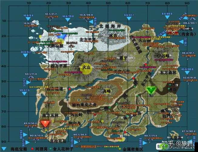 方舟生存进化全洞穴位置及分布坐标详细盘点