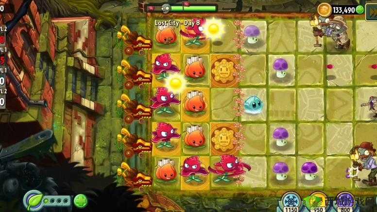 植物大战僵尸2失落之城第10关通关视频攻略
