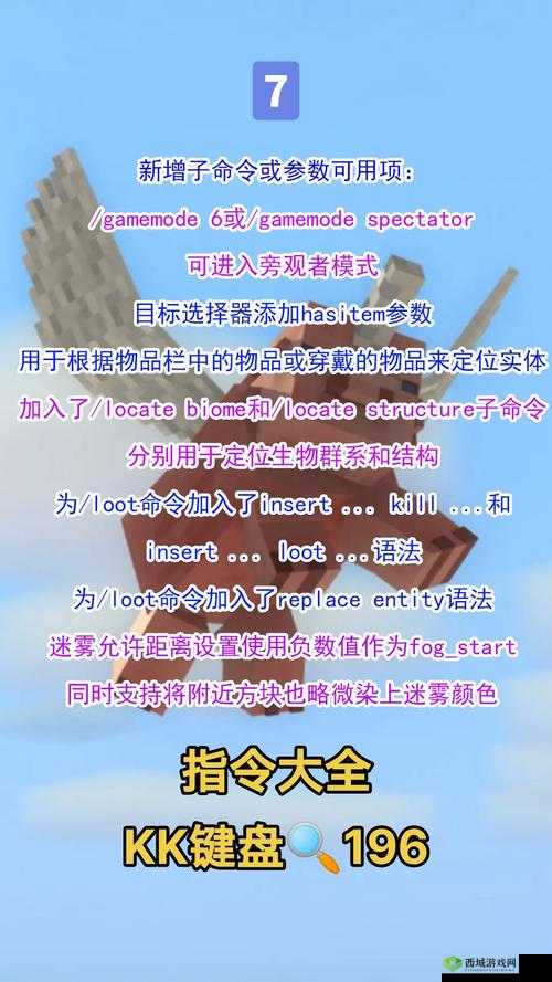 探索我的世界：生存与创造模式的指令变换之旅