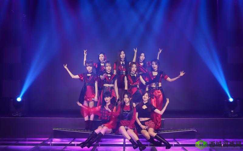 火力全开女团打歌舞台