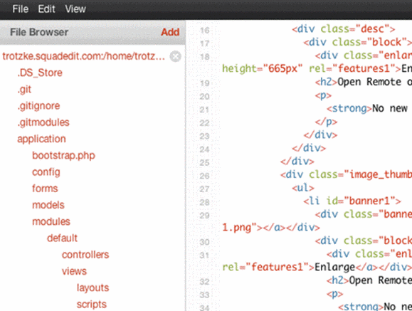 代码：直接进入的网站
