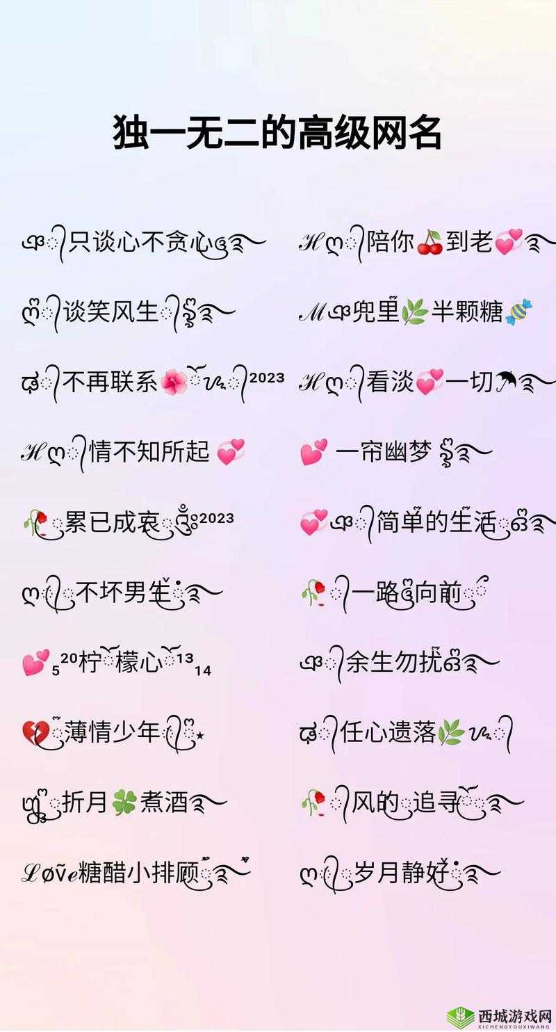 17c 最新网名 2022fun：独特魅力展现