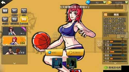 街篮得分后卫 SG 南茜属性技能全面剖析及价格详细解读