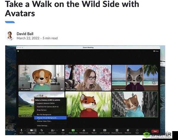 美国 Zoom 与动物 Zoom：神奇的视觉之旅