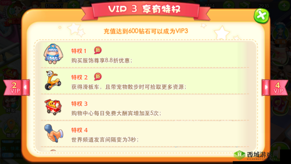 梦想星城 VIP13 充值金额及特权详细解析全知道