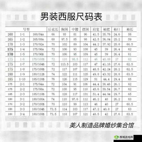 国产尺码：日常服装、运动服装等；欧洲尺码：西装、礼服等