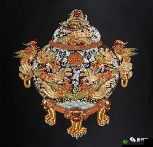 佛帐潮绣凸浮双龙耳帐精彩片段：展现传统工艺之美