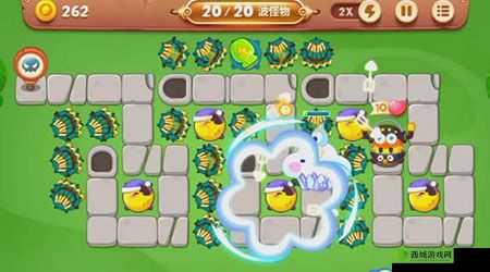 保卫萝卜 3 公园主题第 48 关巧妙通关的详细指南秘籍