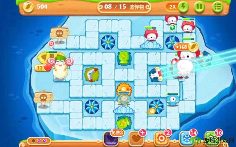 保卫萝卜 2 第 25 关攻略：三星通关全揭秘