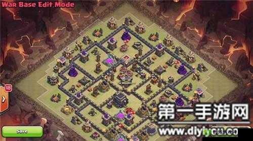 精彩 COC 部落战 9 本女武神石法猪混合流保二争三战术解析视频
