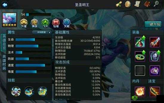 至圣明王阵容搭配及出装推荐，让你在乱斗西游中称霸全场