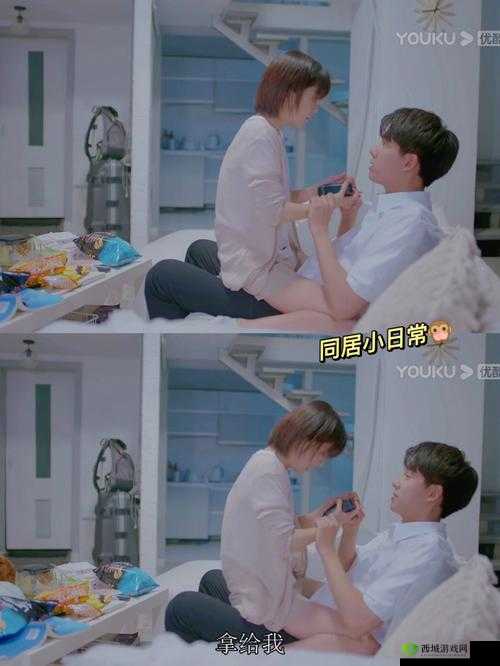 男女一起努力做豆浆却不盖被子