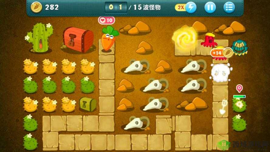 保卫萝卜 3 工厂第 12 关金萝卜攻略：轻松过关的秘密武器