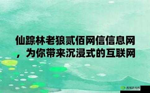 仙踪林老狼信息网：探寻神秘的世外桃源