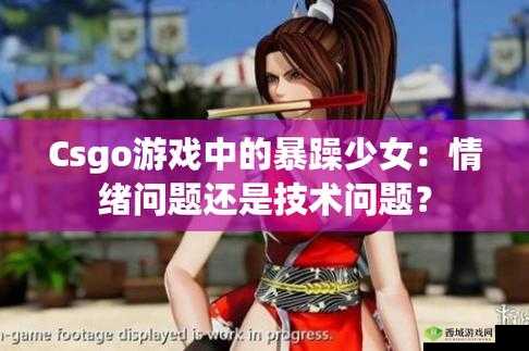 小孩暴躁少女 csgo 游戏精彩瞬间合集：暴躁少女的游戏之路