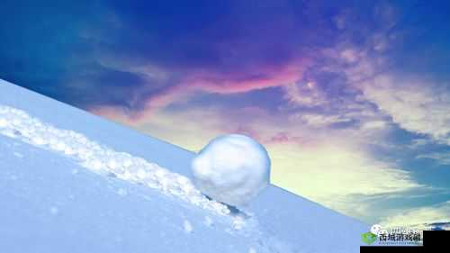 两团雪球快速摇动带来的奇妙景象