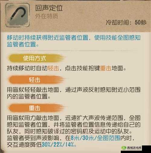 第五人格中盲女天赋如何成为最强 探索其致胜秘诀与技巧
