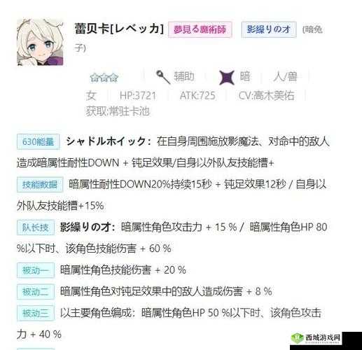 世界弹射物语暗属性低星角色大盘点:他们的表现究竟如何