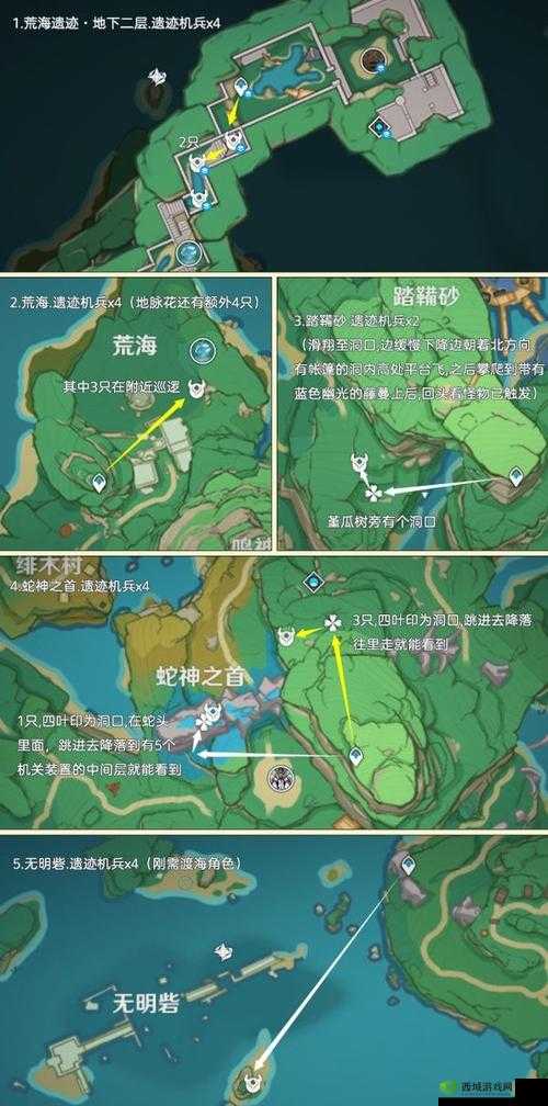 原神遗迹机兵具体位置详细一览无遗漏全面展示