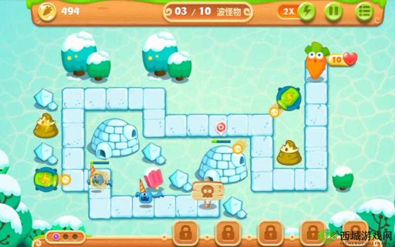 保卫萝卜 2 第 52 关完美通关并获取水晶萝卜的绝佳策略指南