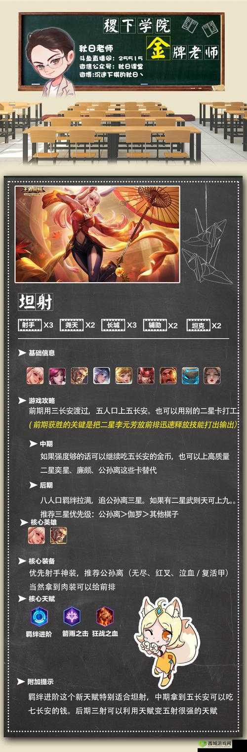 王者模拟战坦射打法思路分享：打造最强阵容秘籍