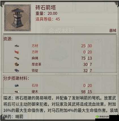 《国战策：散射箭塔全解析》