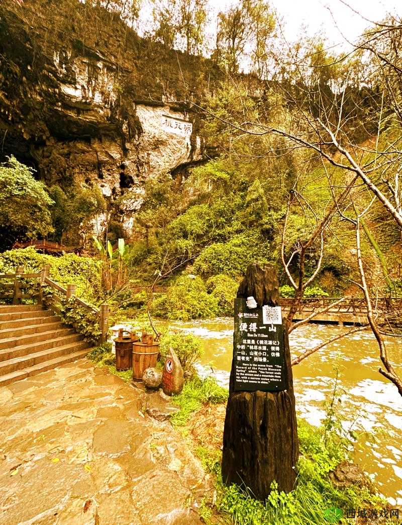 妈妈桃花源洞口的奇妙之旅