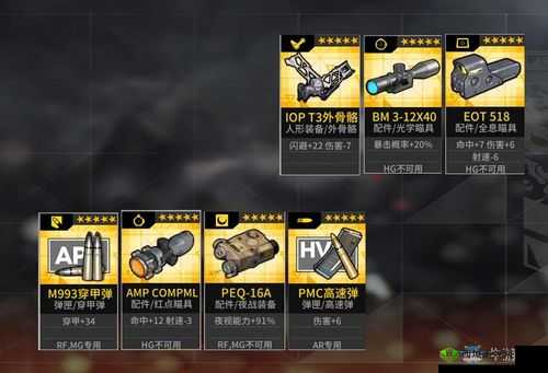 少女前线新版本装备系统大揭秘