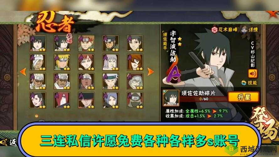 忍者传说之详细被动技能大揭秘与全面介绍