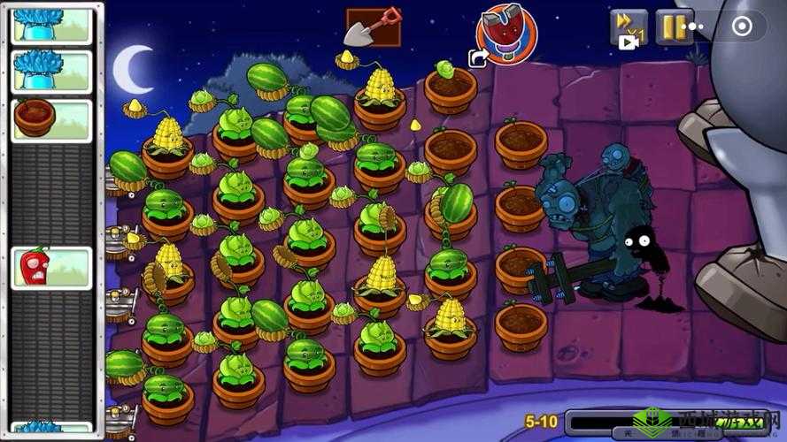 巧用植物，不花钱也能通关植物大战僵尸 2