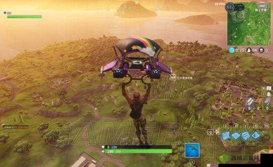 堡垒之夜手游新人跳伞教程及各落点详细解析