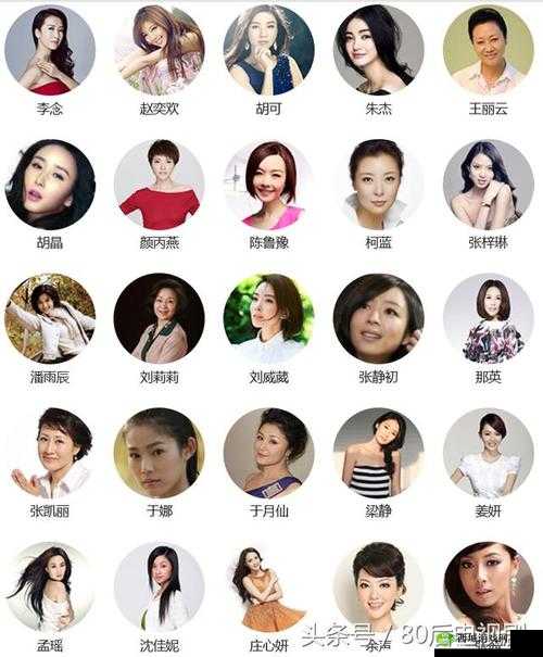 明星群芳谱之玩遍女明星：百位女明星等你探索