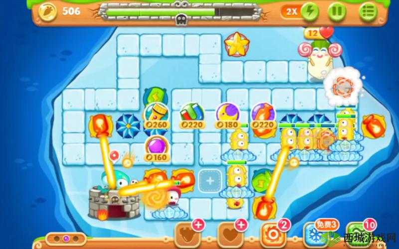 保卫萝卜 2 第 129 关水晶萝卜完美攻略:详细步骤与技巧解析