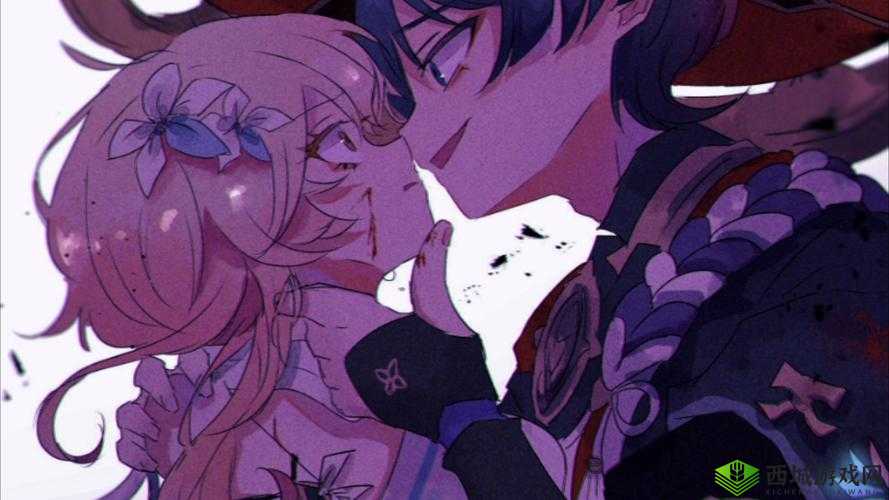 病娇胡桃嘴喂旅行者粥温馨场景